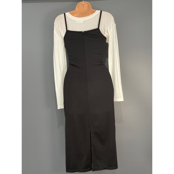 ONI 2 piece tight fitted dress with long sleeve shirt - Picture 3 of 5